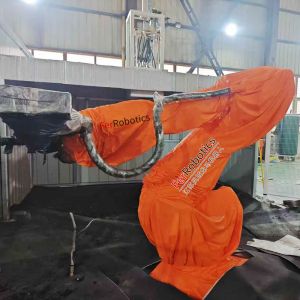 IRB6700防尘机器人防护服:挡住车间粉尘伤害
